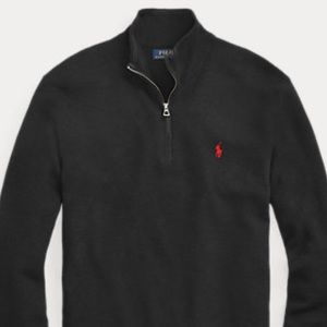 Polo Mens Quarter Zip Sweater